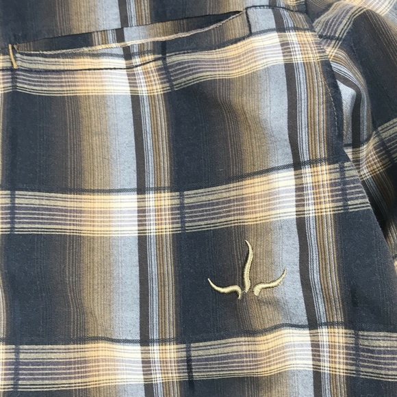 Prana Button Down Casual Shirt Sz M - Picture 3 of 5